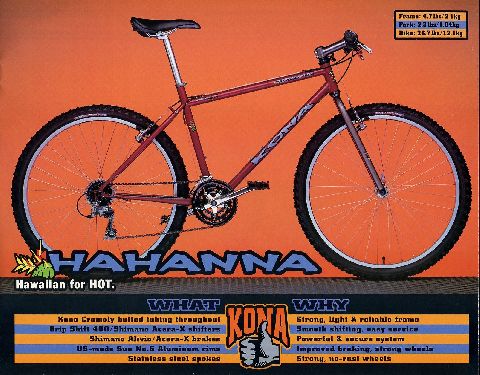 Kona Hahanna 1997 - Athanal - biking66.com