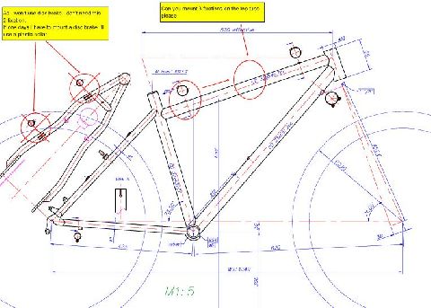 Le schma de mon futur cadre avec corrections - Athanal - biking66.com